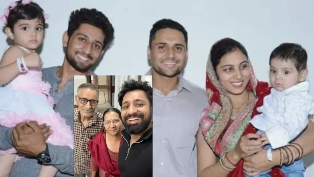 Rajat Dalal smiling with his daughter, parents, brother, and sister-in-law, showcasing his grounded family background linked to Rajat Dalal Networth.